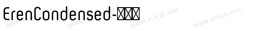 ErenCondensed字体转换