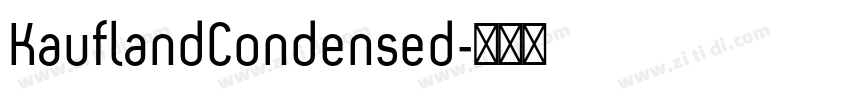 KauflandCondensed字体转换