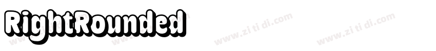 RightRounded字体转换
