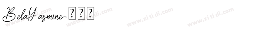 BelaYasmine字体转换