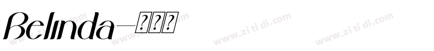 Belinda字体转换