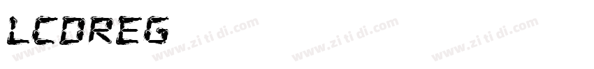 LCDReg字体转换