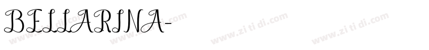 BELLARINA字体转换