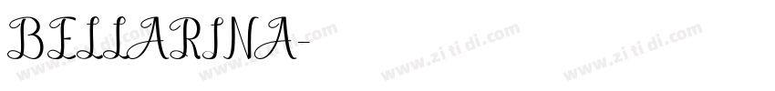 BELLARINA字体转换