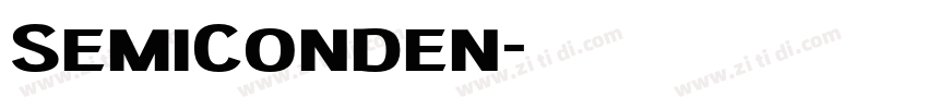 SemiConden字体转换