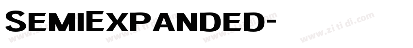 SemiExpanded字体转换