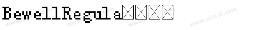 BewellRegula字体转换