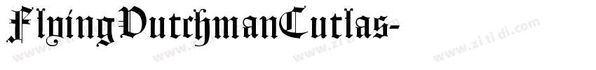 FlyingDutchmanCutlas字体转换