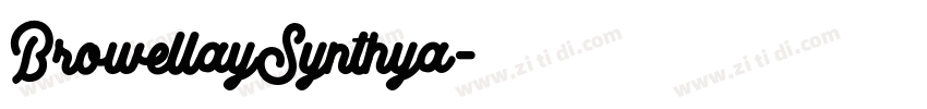 BrowellaySynthya字体转换