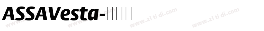 ASSAVesta字体转换