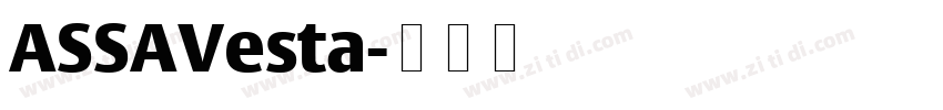 ASSAVesta字体转换