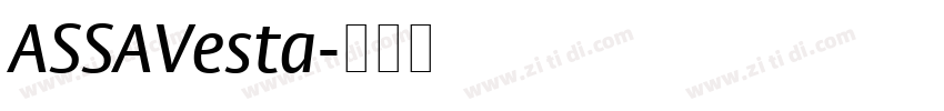 ASSAVesta字体转换