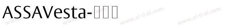 ASSAVesta字体转换