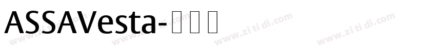 ASSAVesta字体转换
