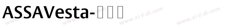 ASSAVesta字体转换