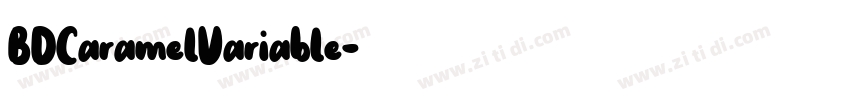 BDCaramelVariable字体转换