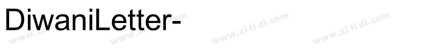 DiwaniLetter字体转换