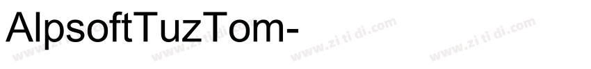 AlpsoftTuzTom字体转换