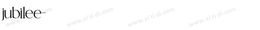 jubilee字体转换