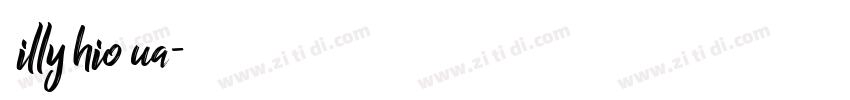 BillyOhioDua字体转换