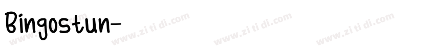 Bingostun字体转换
