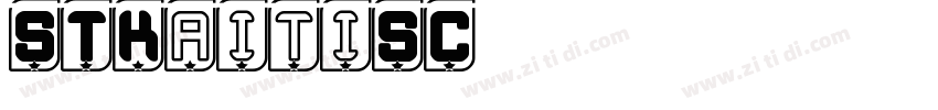 STKaitiSC字体转换