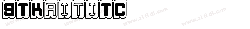 STKaitiTC字体转换