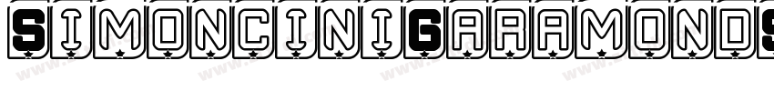 SimonciniGaramondSt字体转换