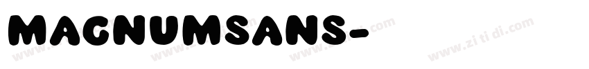 MagnumSans字体转换