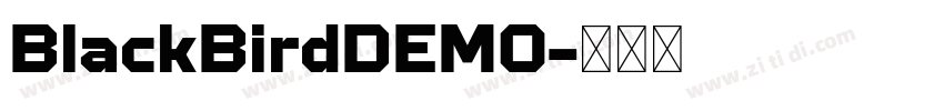 BlackBirdDEMO字体转换