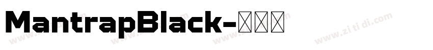 MantrapBlack字体转换