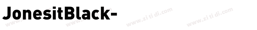JonesitBlack字体转换 JonesitBlack字体转换