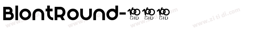BlontRound字体转换 BlontRound字体转换