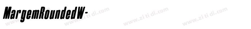MargemRoundedW字体转换