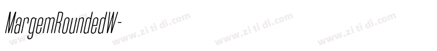 MargemRoundedW字体转换