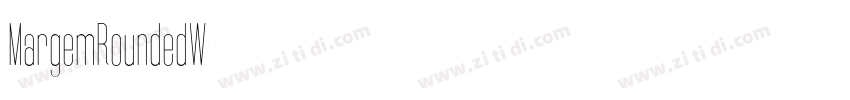 MargemRoundedW字体转换