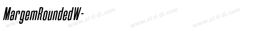 MargemRoundedW字体转换