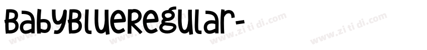 BabyBlueRegular字体转换
