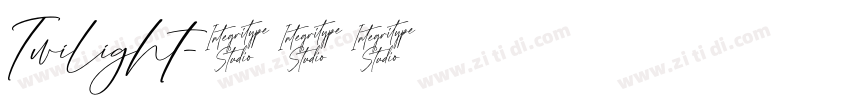Twilight字体转换