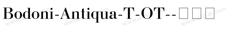 Bodoni-Antiqua-T-OT-字体转换