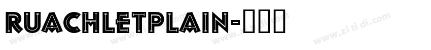 RuachLetPlain字体转换