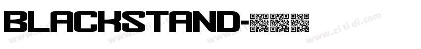 Blackstand字体转换