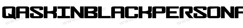 QaskinBlackPersonalU字体转换 QaskinBlackPersonalU字体转换