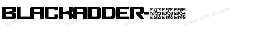 blackadder字体转换