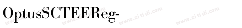 OptusSCTEEReg字体转换
