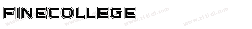 FineCollege字体转换