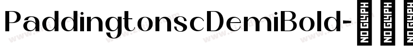 PaddingtonscDemiBold字体转换