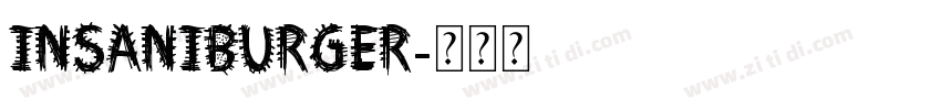 insaniburger字体转换