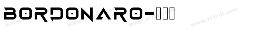 BORDONARO字体转换