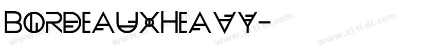 BordeauxHeavy字体转换